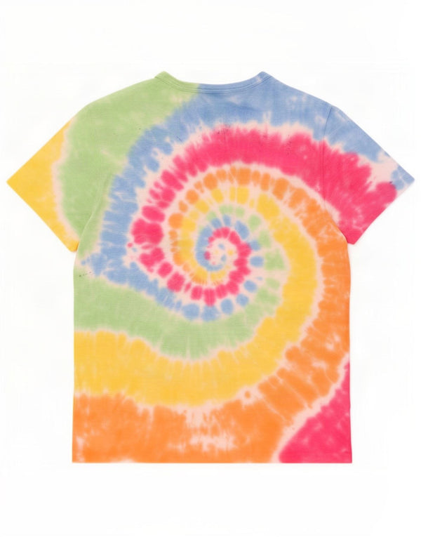 J. Crew T-shirt da uomo tinta in capo Top in cotone tie dye medio multicolore