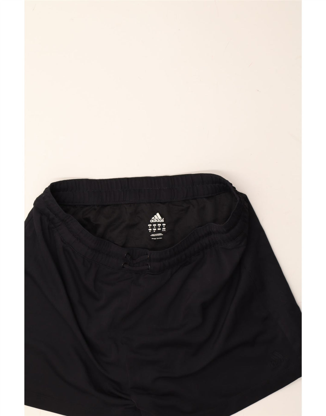 ADIDAS Womens Sport Shorts UK 22 3XL Black Polyester Vintage Adidas and Second-Hand Adidas from Messina Hembry 