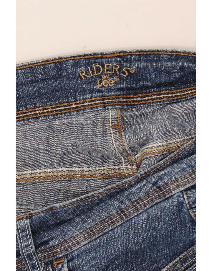 Jeans Lee Riders Bootcut da donna US 12 Large W33 L27 Cotone Blu