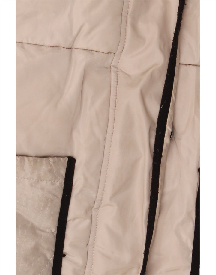 Cappotto imbottito con cappuccio grafico per ragazze Ted Baker 9-10 anni Poliestere beige