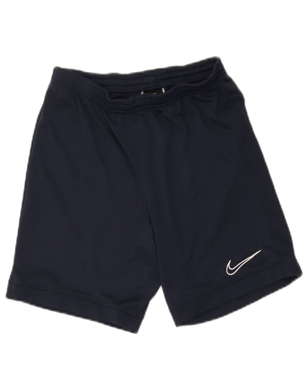 Γυναικείο αθλητικό σορτς Nike Dri Fit UK 8 Small Navy Blue Polyester