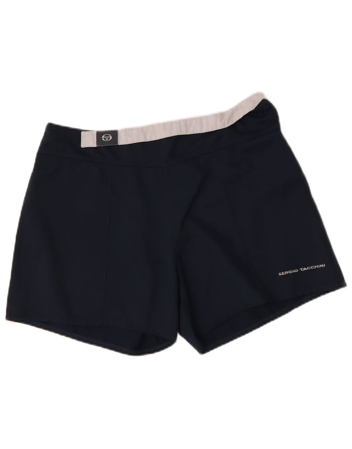 SERGIO TACCHINI Womens Casual Shorts W32 Large Navy Blue