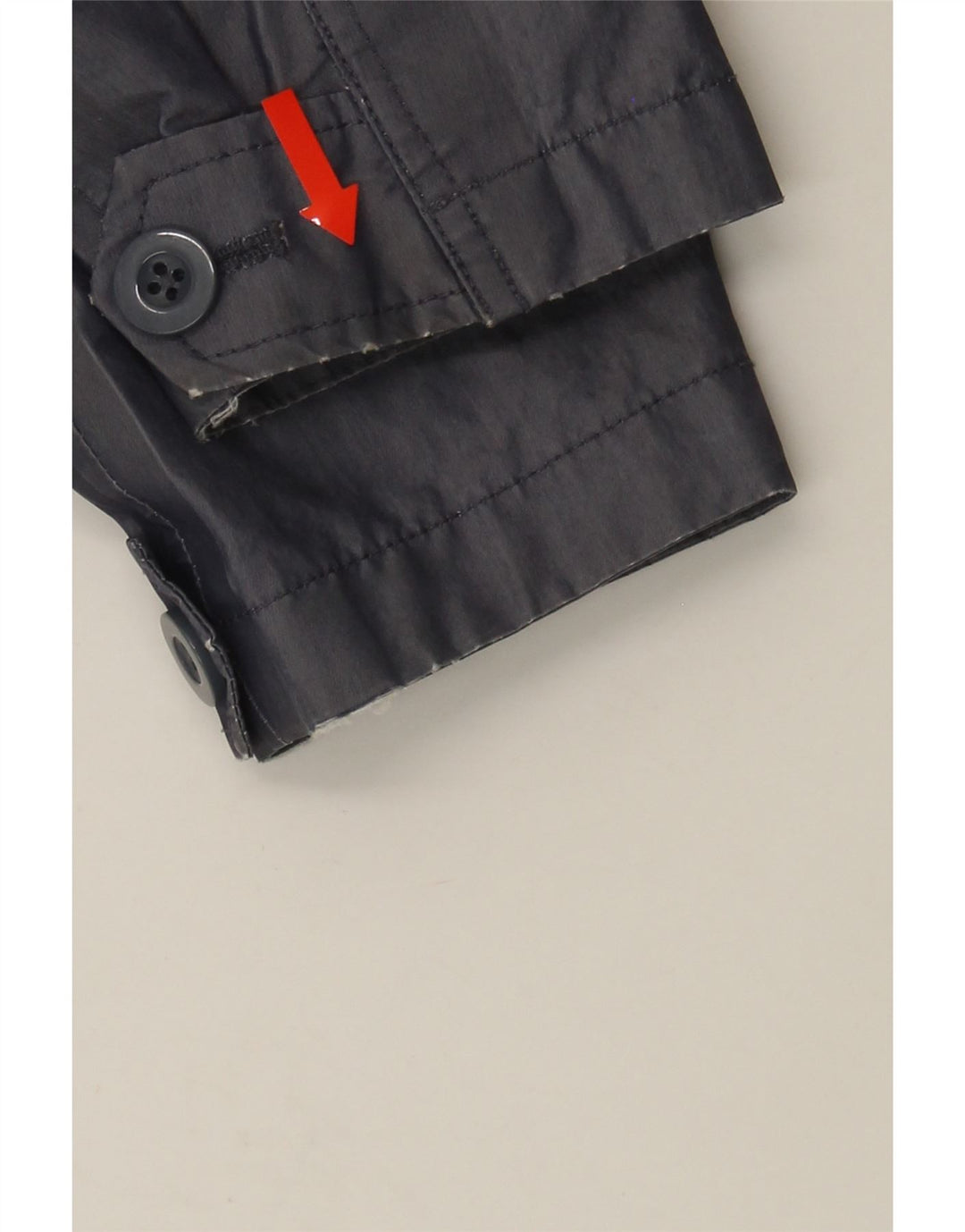 JOULES Womens Hooded Parka Jacket UK 12 Medium Navy Blue Cotton Vintage Joules and Second-Hand Joules from Messina Hembry 