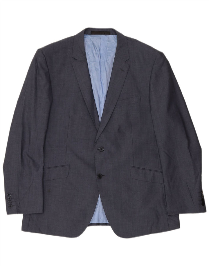 Marks & Spencer Mens Tailored Fit Blazer Jacket UK 38 Medium Navy Blue