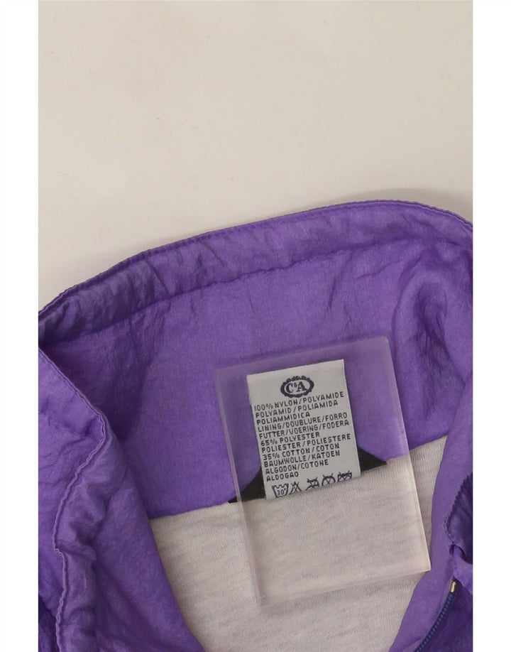 Rodeo Womens Oversized Rain Jacket EU 42 Large Purple Nylon