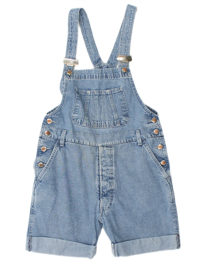 Pioneer Womens Dungarees Denim Shorts W30 Medium Blue