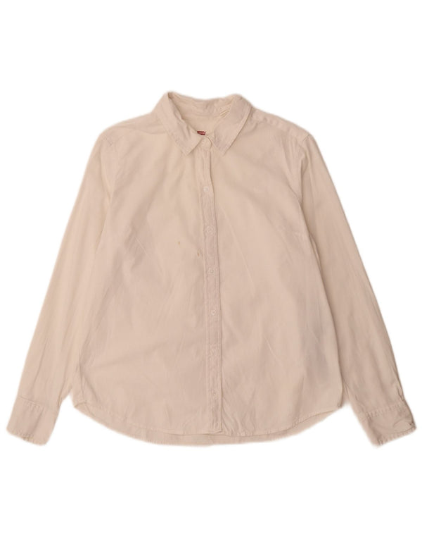 Camicia Levi's da bambino Classic Fit 14-15 anni Small in cotone bianco