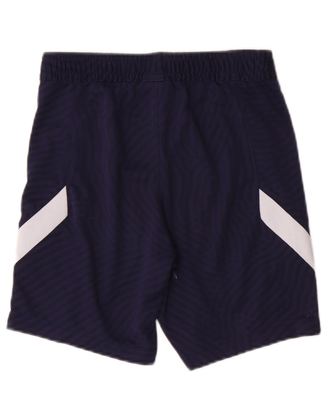 NIKE Boys Sport Shorts 8-9 Years Small Navy Blue Colourblock Polyester