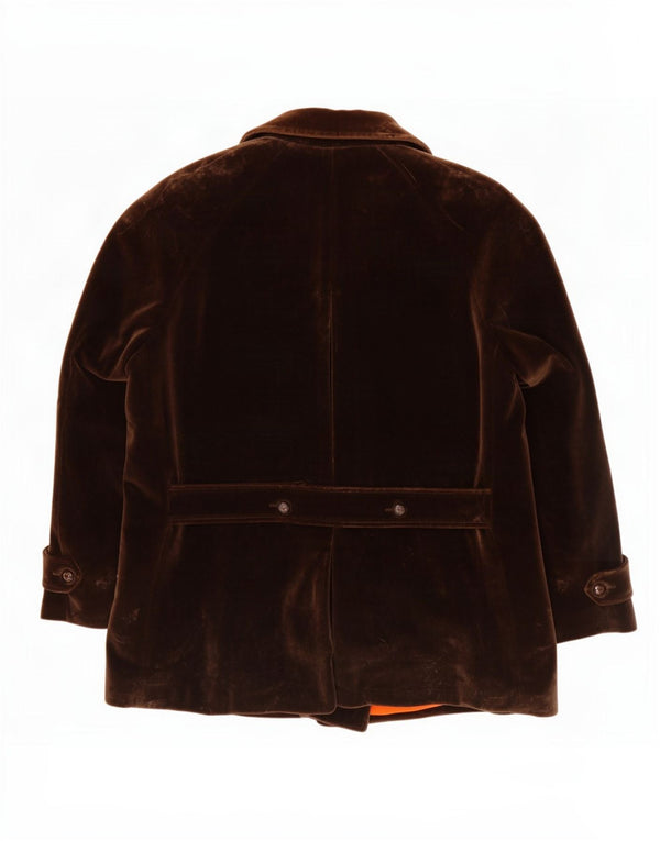 Capalbio Chaqueta tipo blazer de terciopelo con doble botonadura para hombre UK 40 Large Brown
