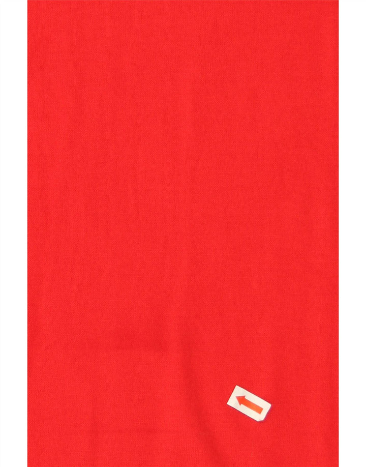 Marks & Spencer Womens Regular Fit Top Long Sleeve UK 10 Small Red Viscose