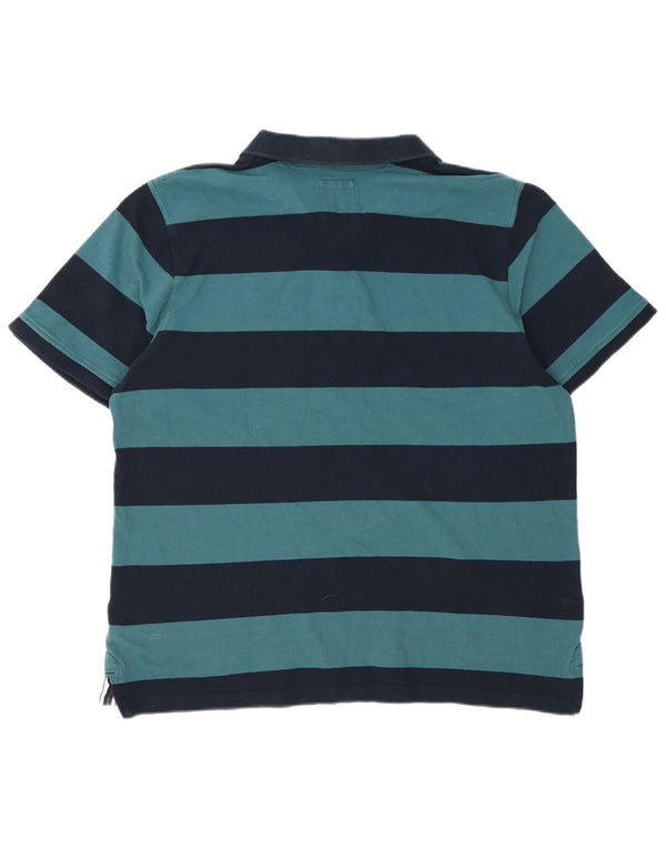 Crew Clothing Herren-Poloshirt, 3XL, blau gestreift, Baumwolle