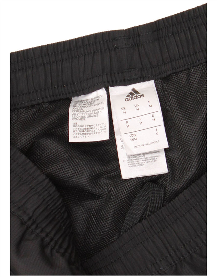 Adidas Mens Climalite Tracksuit Trousers Medium  Black Polyester