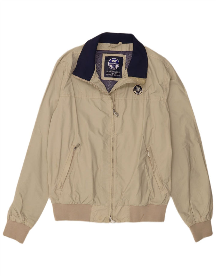 North Sails Womens Bomber Jacket UK 18 XL Beige Polyamide