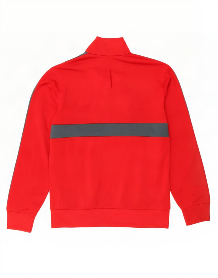 Adidas Veste de survêtement pour homme UK 36/38 Petit Rouge Colorblock Polyester