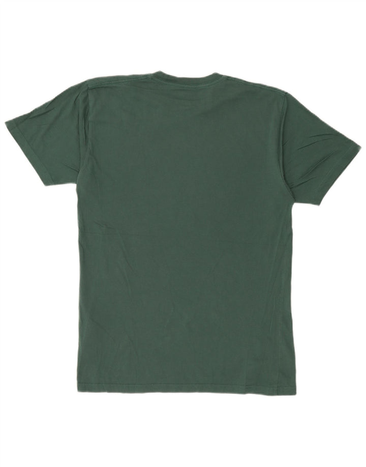 VANS Mens Classic Fit T-Shirt Top Medium Green Cotton