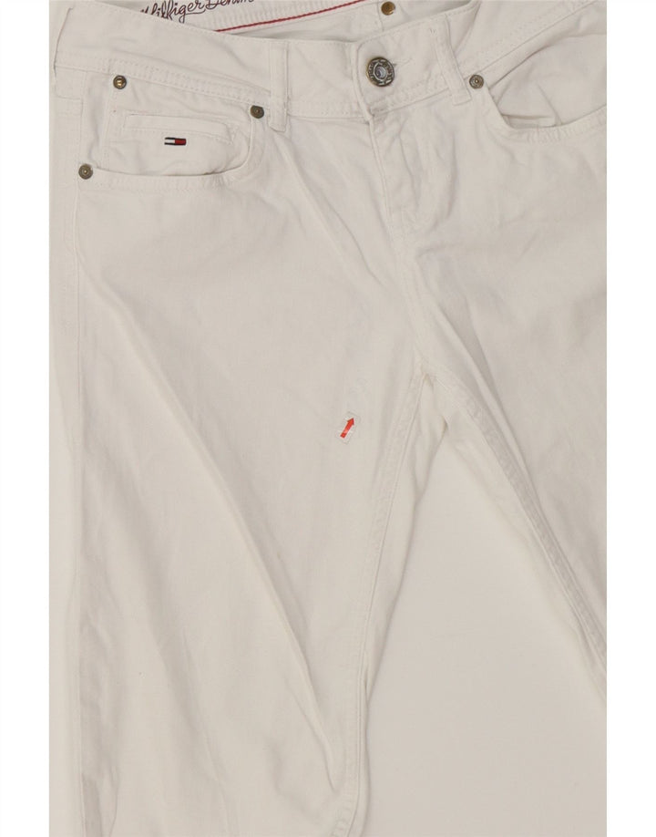 TOMMY HILFIGER Womens Bootcut Jeans W30 L32 White Cotton Vintage Tommy Hilfiger and Second-Hand Tommy Hilfiger from Messina Hembry 