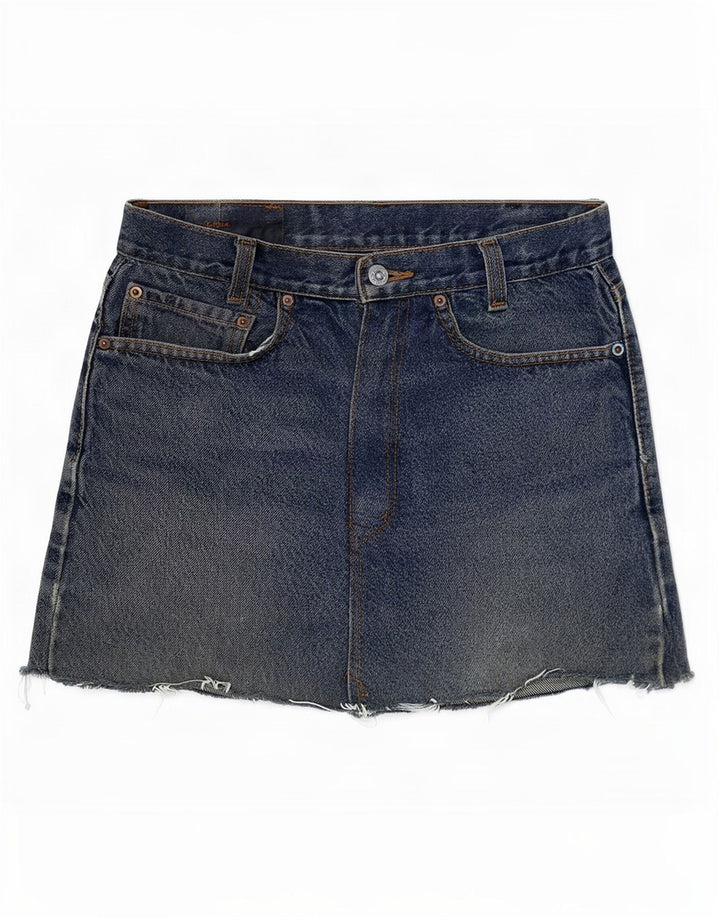 Gonna in denim Levi's 505 da donna W30 blu medio