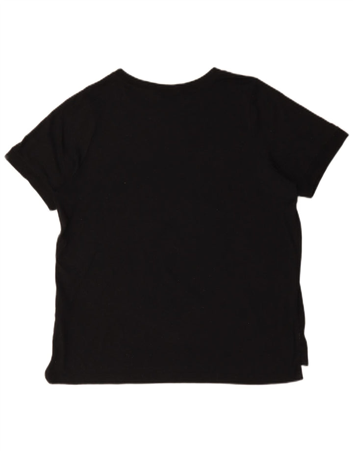 Nike Mens Graphic T-Shirt Top Large Black Cotton