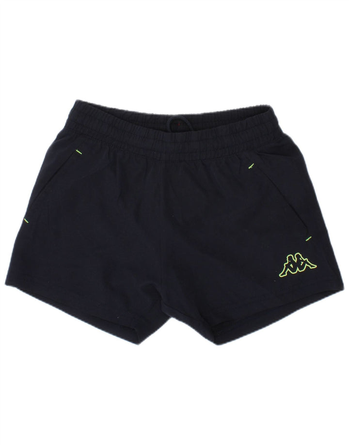 Kappa Boys Graphic Sport Shorts 6-7 Years Navy Blue Polyester