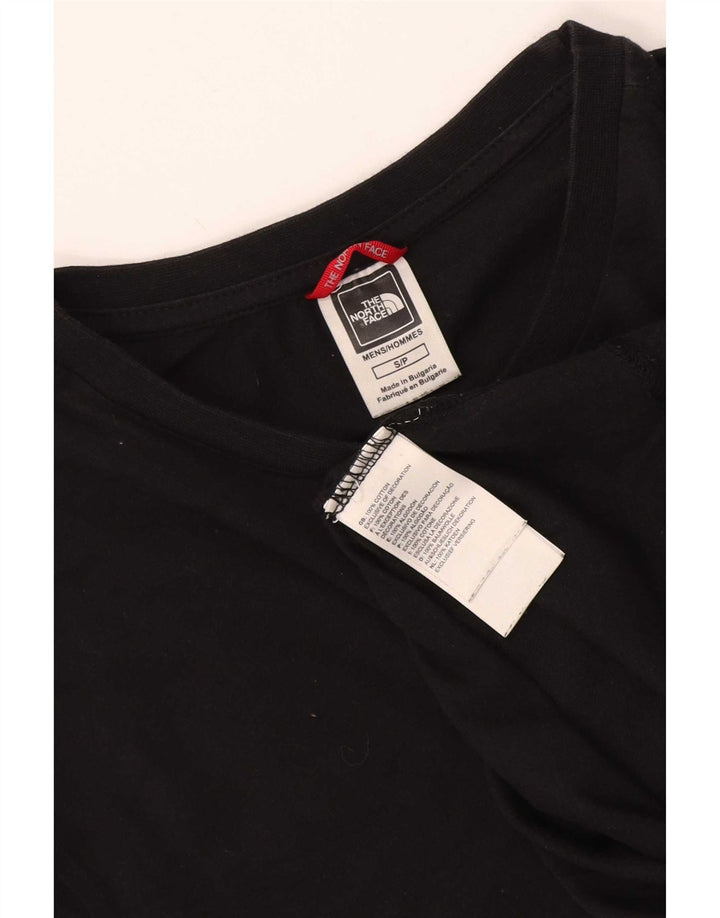 The North Face Mens T-Shirt Top Small Black Cotton