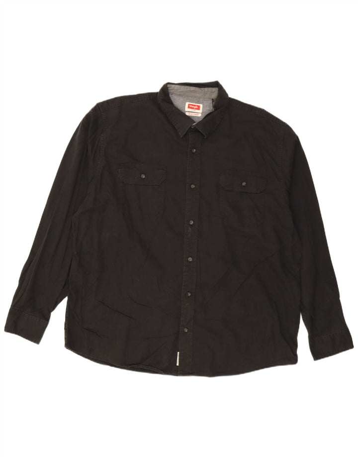 Мужская рубашка Wrangler 2XL, черный хлопок