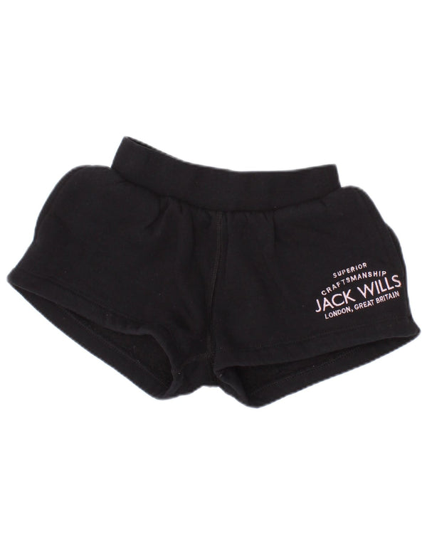 Jack Wills piger grafiske sportsshorts 2-3 år sort bomuld