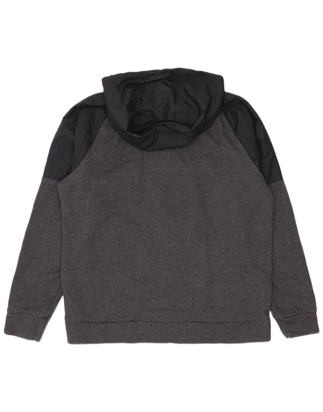 Under Armour Mens Zip Hoodie Sweater Large Grey Cotton