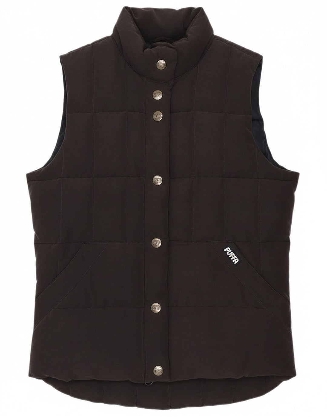 Puffa Womens Padded Gilet UK 6 XS Navy Blue Polyester