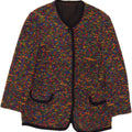 VINTAGE Womens 5 Button Blazer Jacket UK 14 Medium Multicoloured Flecked Vintage Vintage and Second-Hand Vintage from Messina Hembry 
