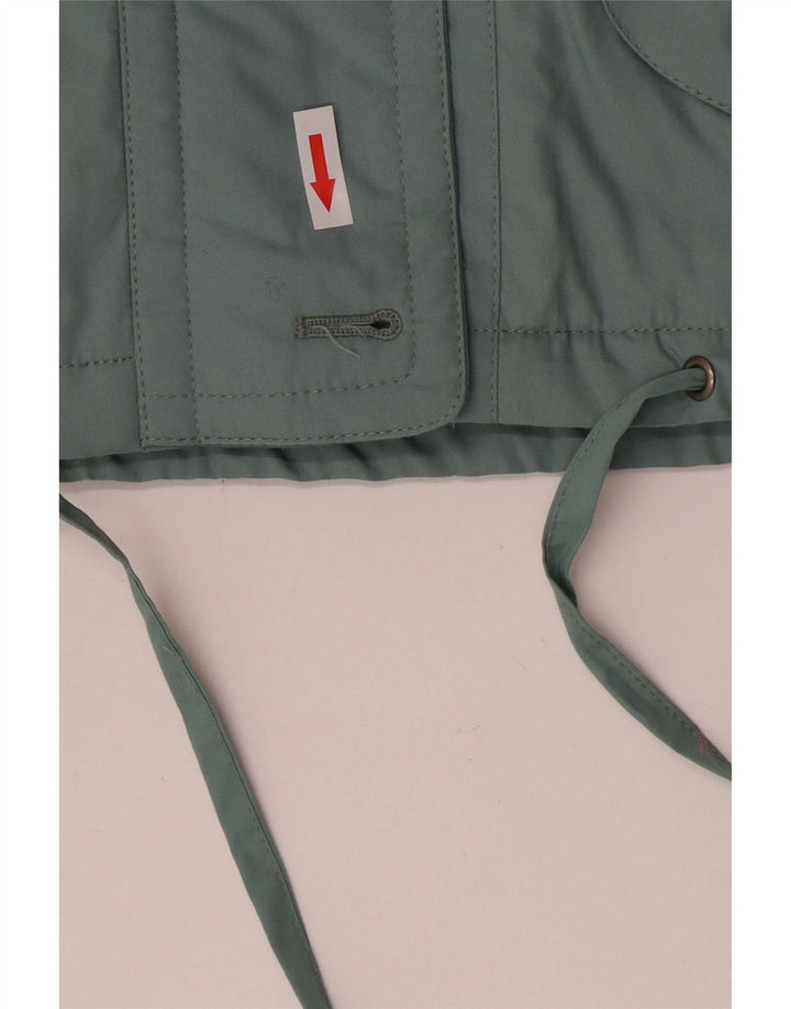 Casaco acolchoado superdimensionado feminino Scherer UK 12 poliéster verde médio