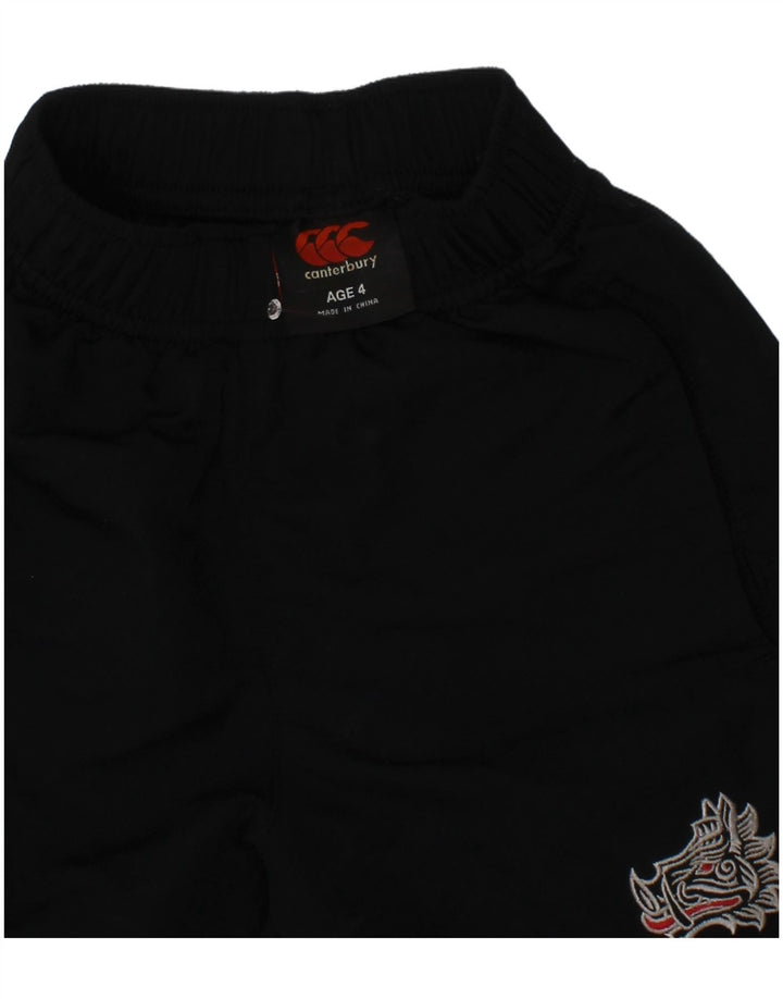 Canterbury Boys Graphic Sport Shorts 3-4 Years  Black