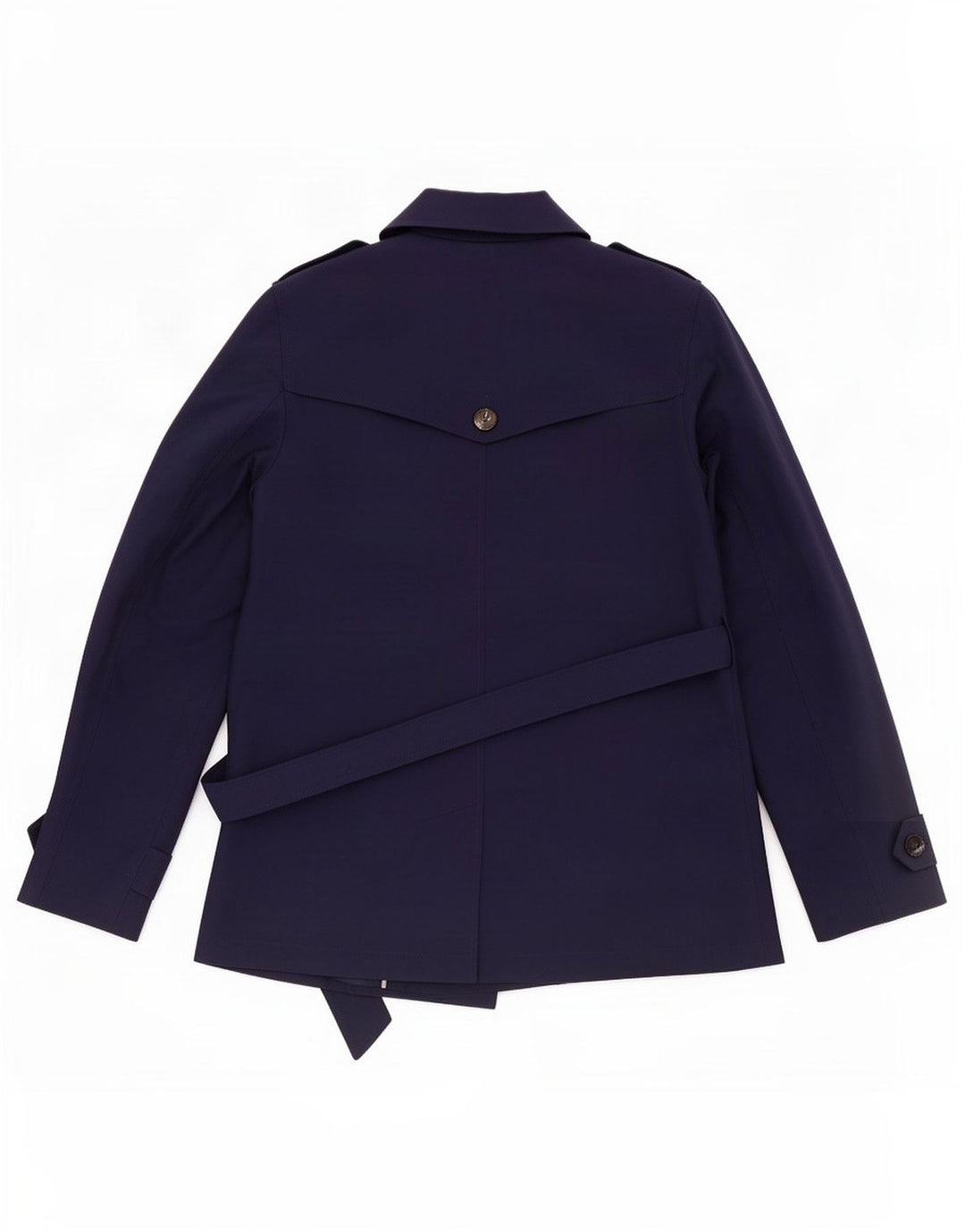 Marks & Spencer Gabardina para mujer UK 42 Poliéster azul marino mediano