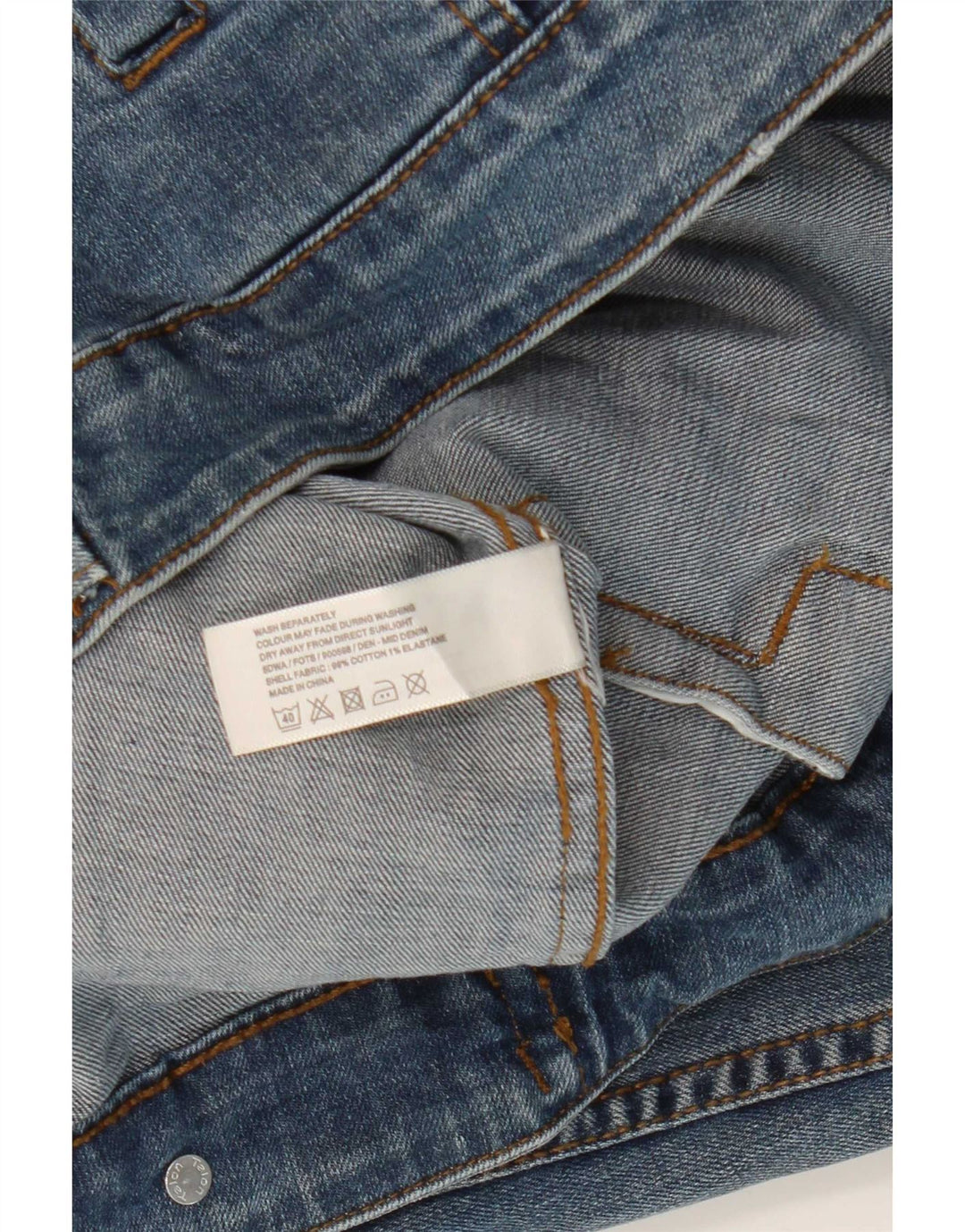Giacca di jeans da donna Fat Face UK 12 Cotone blu medio