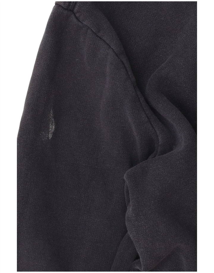 Superdry Mens Graphic Hoodie Jumper Medium Navy Blue Cotton