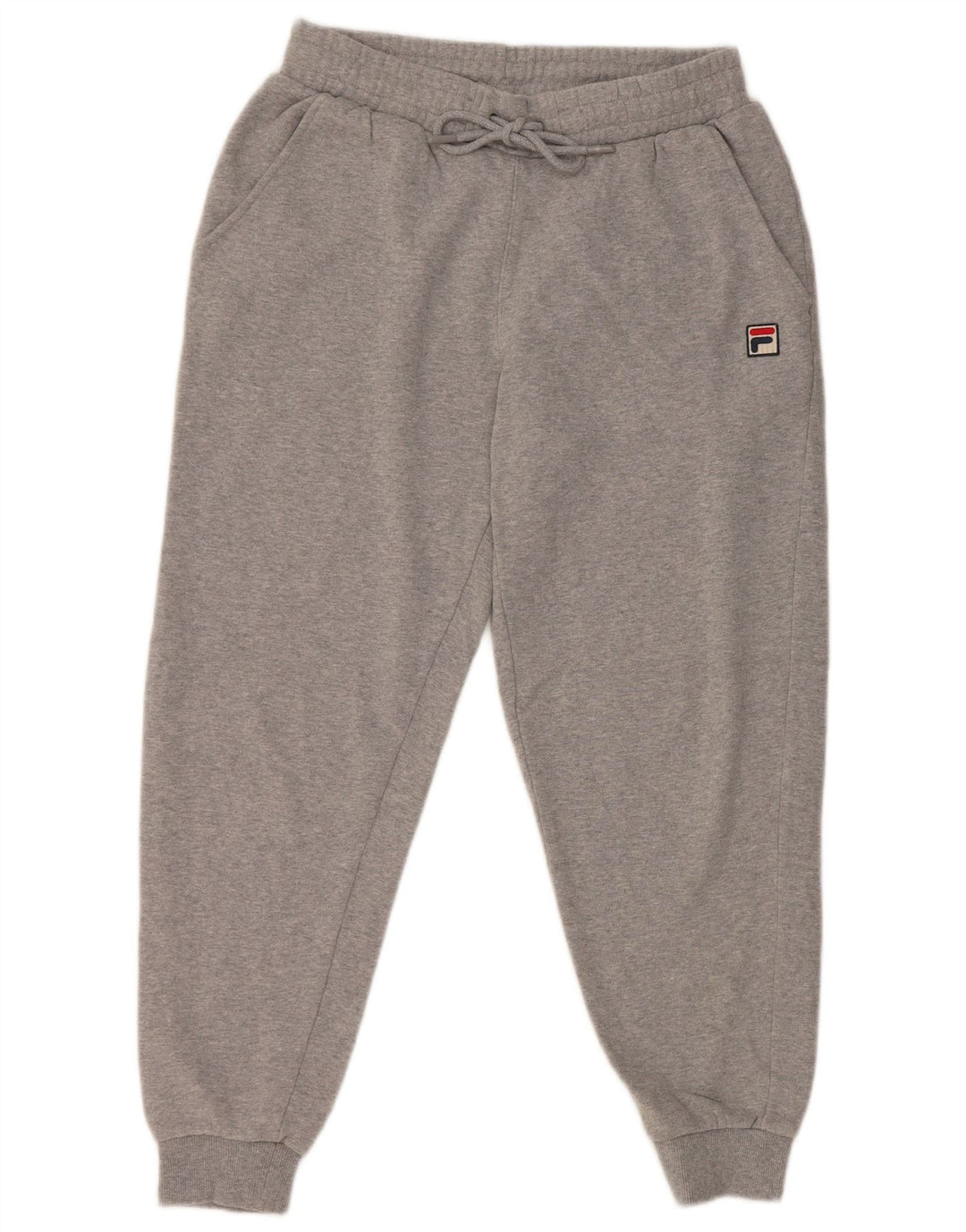 FILA Mens Tracksuit Trousers Joggers Small  Grey Cotton