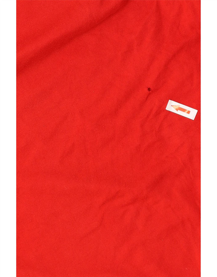 Nike Mens Regular Fit Graphic T-Shirt Top Medium Red Cotton