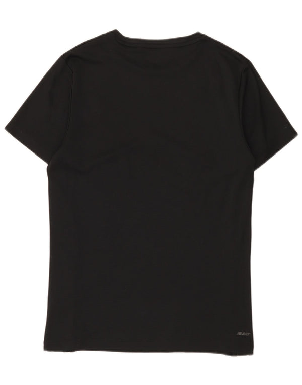 New Balance Herre grafisk T-shirt Top Medium Sort Polyester
