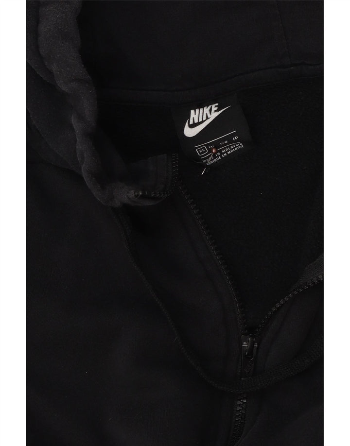 Nike Mens Zip Hoodie Sweater XS Black