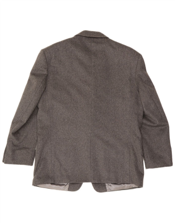 LANIFICIO DEL CASENTINO Mens 3 Button Blazer Jacket UK 38 Medium Grey