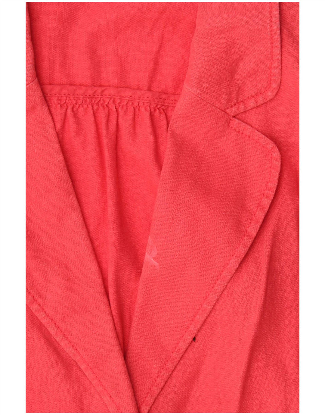 Marks & Spencer Damen-Blazerjacke mit 3/4-Ärmeln und 1 Knopf, UK 18, XL, rotes Leinen