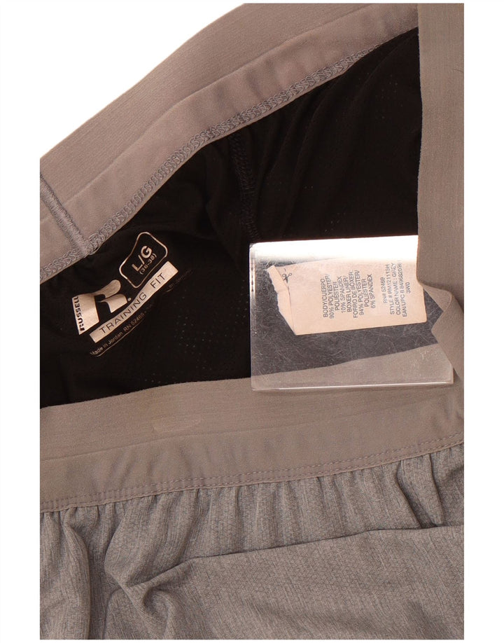 Russell Athletic Herre Sportshorts Store Grå Polyester