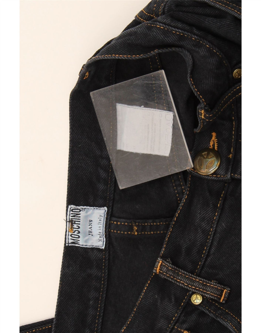 Moschino Womens Slim Jeans W28 L31 Navy Blue