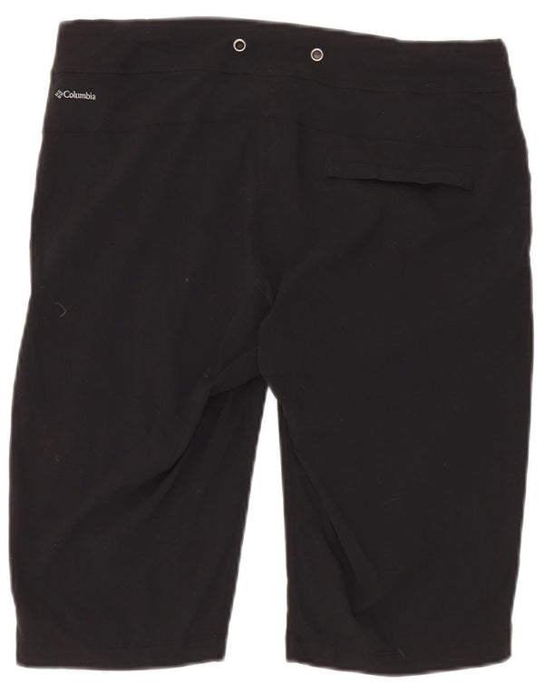 Columbia Womens Omni-Shade Regular Sports Shorts US 8 Medium W30 Black Nylon