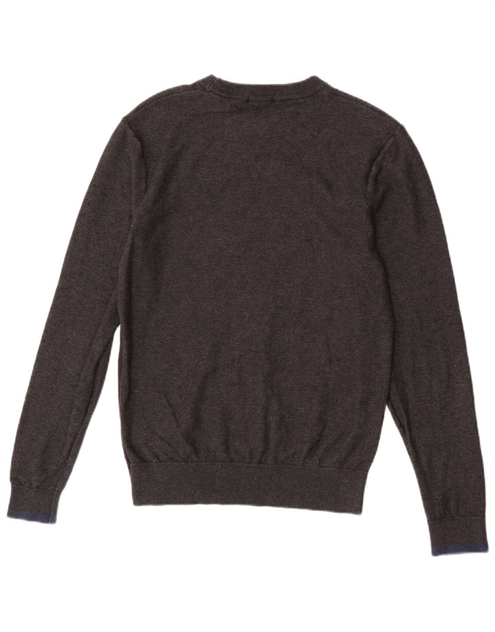 Scotch & Soda Mens Crew Neck Jumper Sweater Medium Grey Cotton