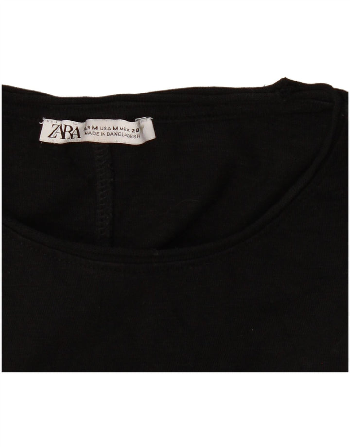 Zara T-Shirt Top UK 12 Medium Sort