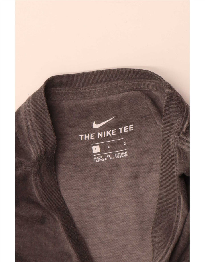 Nike - Camiseta gráfica para hombre, talla grande, color gris