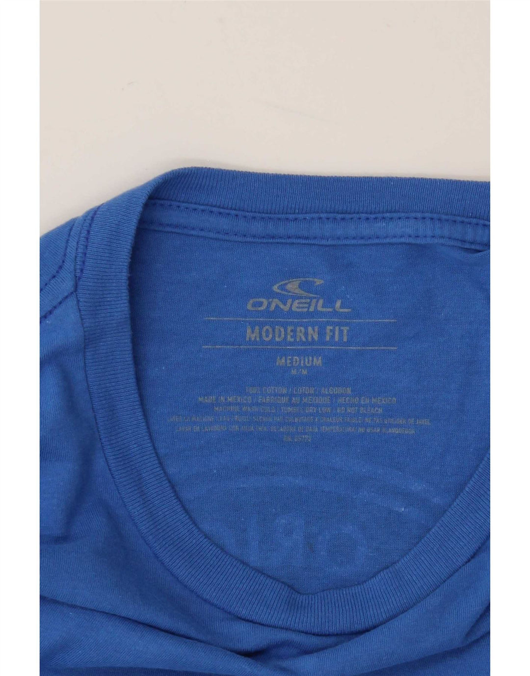 O'Neill Mens Modern Fit Graphic T-Shirt Top Medium Blue Cotton
