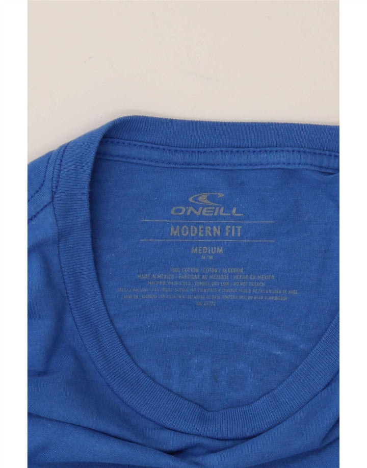 O'Neill Mens Modern Fit Graphic T-Shirt Top Medium Blue Cotton