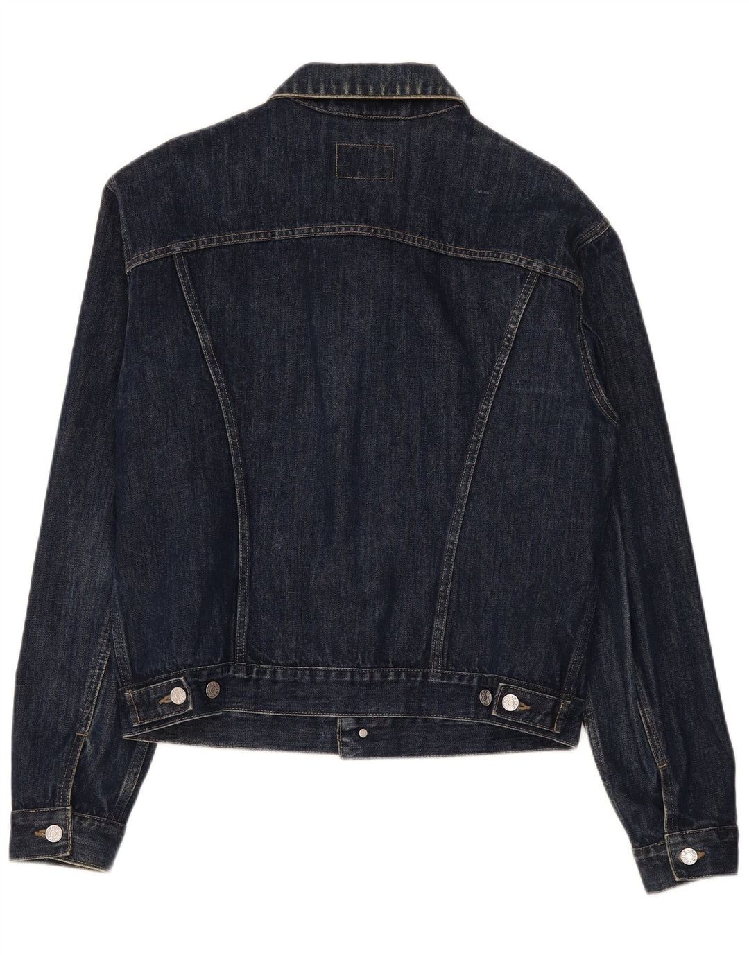 Rifle Womens Denim Jacket UK 20 2XL Navy Blue Cotton