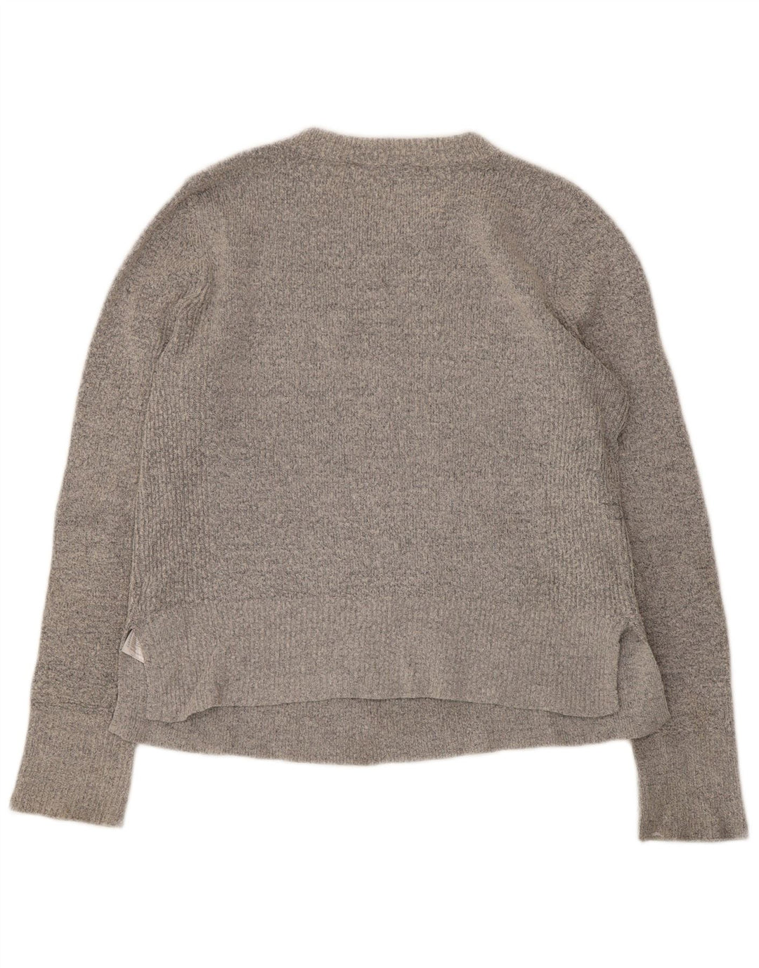 Oasis Womens Boat Neck Jumper Sweater UK 12 Medium Grey Acrylic